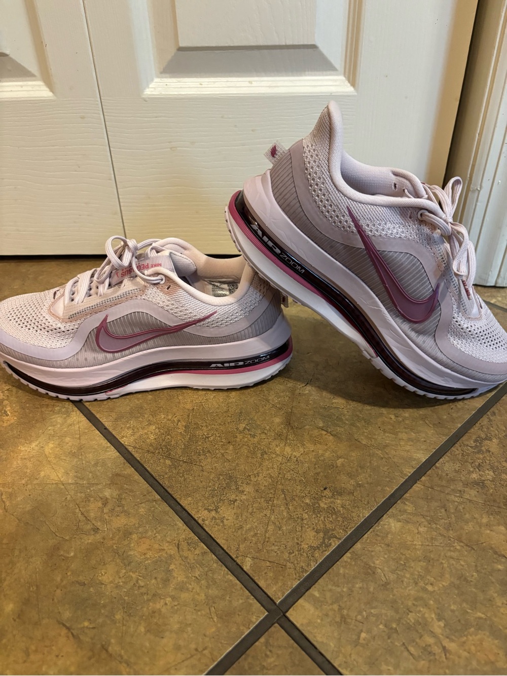 Nike Women’s Light Pink and Mauve Athletic Running Shoes